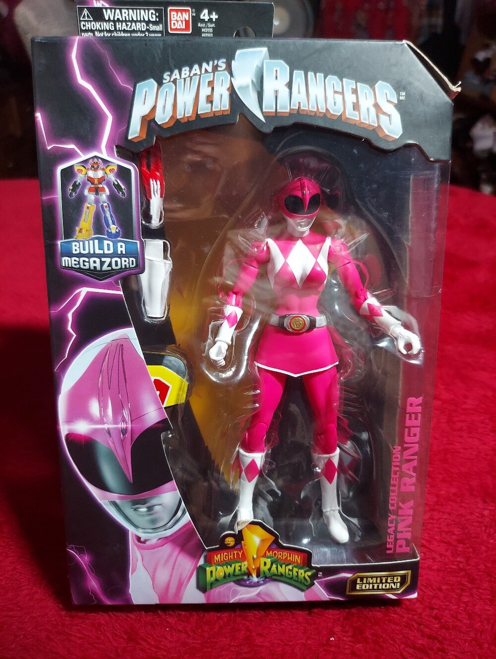 NEW Saban's Power Rangers Legacy Collection Pink Ranger Kimberly (Ltd. Edition)